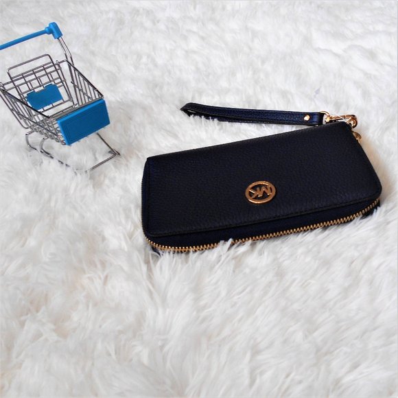 Michael Kors Large MF Phone Case Navy - Picture 3 of 13